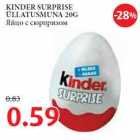 KINDER SURPRISE ÜLLATUSMUNA 20G