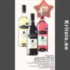 Hispaania geograafilise tähisеgа lauavein Ash Tree, 75 cl . Chardonnау Масаbео, l2,5% . Frеiхеnеt Bobal Cabernet Rose, 13,5% . Shiraz Monastrel, 13,5%