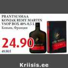 Alkohol - PRANTSUSMAA
KONJAK REMY MARTIN
VSOP BOX 40% 0,5 L