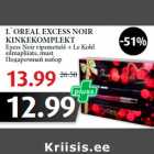 Allahindlus - L`OREAL EXCESS NOIR
KINKEKOMPLEKT