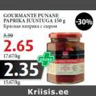 Allahindlus - GOURMANTE PUNANE
PAPRIKA JUUSTUGA 150 g