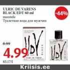 ULRIC DE VARENS
BLACK EDT 60 ml meestele