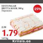 Allahindlus - EESTI PAGAR
BRITTA KOOK 300 g