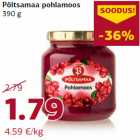 Магазин:Comarket,Скидка:Варенье из брусники Põltsamaa
390 г