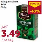 Paulig President
kohv
500 g