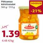 Põltsamaa
kõrvitsasalat