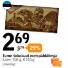 Allahindlus - Tume šokolaad metspähklitega 