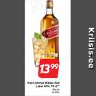 Viski Johnnie Walker Red
Label 40%, 70 cl**