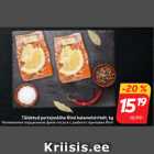 Магазин:Hüper Rimi,Скидка:Начиненное порционное филе лосося с рыбного прилавка Rimi
