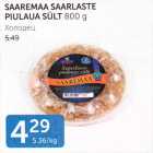 Allahindlus - SAAREMAA SAARLASTE PIULAUA SÜLT 800 G