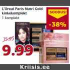 Allahindlus - L’Oreal Paris Nutri Gold
kinkekomplekt