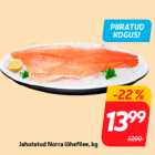 Jahutatud Norra lõhefilee, kg