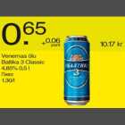 Venemaa õlu Baltika 3 Classic
