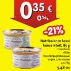 Allahindlus - Nutribalance kassi konservtoit