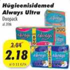 Hügieenisidemed Always Ultra, 20tk