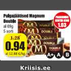 Pulgajäätised Magnum Double