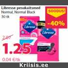 Allahindlus - Libresse pesukaitsmed
Normal, Normal Black
30 tk