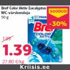 Allahindlus - Bref Color Aktiv Eucalyptus
WC-värskendaja
50 g