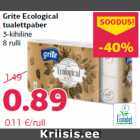 Allahindlus - Grite Ecological
tualettpaber