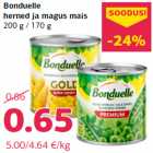 Магазин:Comarket,Скидка:Горох и сладкая кукуруза Bonduelle