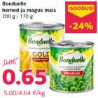 Allahindlus - Bonduelle
herned ja magus mais