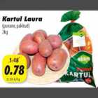 Kartul Laura (punane, pakitud) 2kg