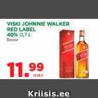 VISKI JOHNNIE WALKER
RED LABEL