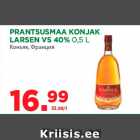 Allahindlus - PRANTSUSMAA KONJAK
LARSEN VS 