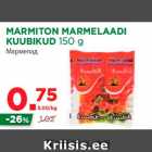 Allahindlus - MARMITON MARMELAADI
KUUBIKUD 150 g