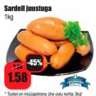 Allahindlus - Sardell juustuga 
1kg
