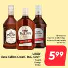 Allahindlus - Liköör
Vana Tallinn Cream, 16%, 50 cl*