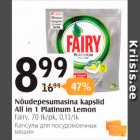 Nõudepesumasina kapslid All in 1 Platinum Lemon