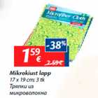Mikrokiust lapp
