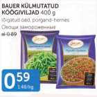 Allahindlus - BAUER KÜLMUTATUD KÖÖGIVILJAD 400 G