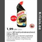 Allahindlus - Harpic WC-poti puhastusvahend
Citrus 750 ml