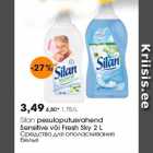 Silan pesuloputusvahend
Sensitive või Fresh Sky 2 L