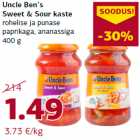 Uncle Ben’s
Sweet & Sour kaste