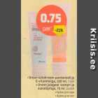 .Oreon kätekreem pantenooli ja E-vitaminiga, 100 ml .Oreon jalageel kampri ja eukalüptiga, 75 ml 