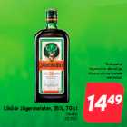 Liköör Jägermeister, 35%, 70 cl