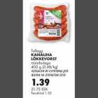 Магазин:Prisma,Скидка:Колбаски из курятины для жарки на открытом огне