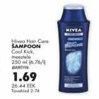 Allahindlus - Nivea Hair Care šampoon Cool Kick, meestele