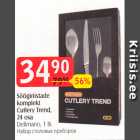 Allahindlus - Söögiriistade komplekt Cutlery Trend, 24 osa