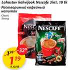 Allahindlus - Lahustuv kohvijook Nescafe 3 in 1, 10 tk