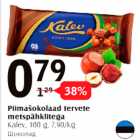 Allahindlus - Piimašokolaad tervete meitspähklitega