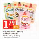 Allahindlus - Röstitud müsli Granola, erinevad maitsed