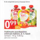 Allahindlus - Frukmums puuviljapüree, erinevad maitsed, al. 6. kuust