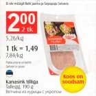 Ветчина из курицы с укропом
