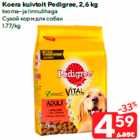Allahindlus - Koera kuivtoit Pedigree, 2,6 kg

