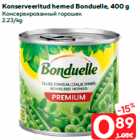 Konserveeritud herned Bonduelle, 400 g
