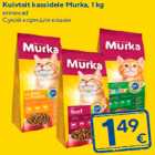 Kuivtoit kassidele Murka, 1 kg

